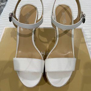 Michael Kors Leather Wedges